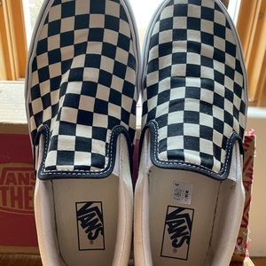 Vans Women’s Checkered Platform Slip On